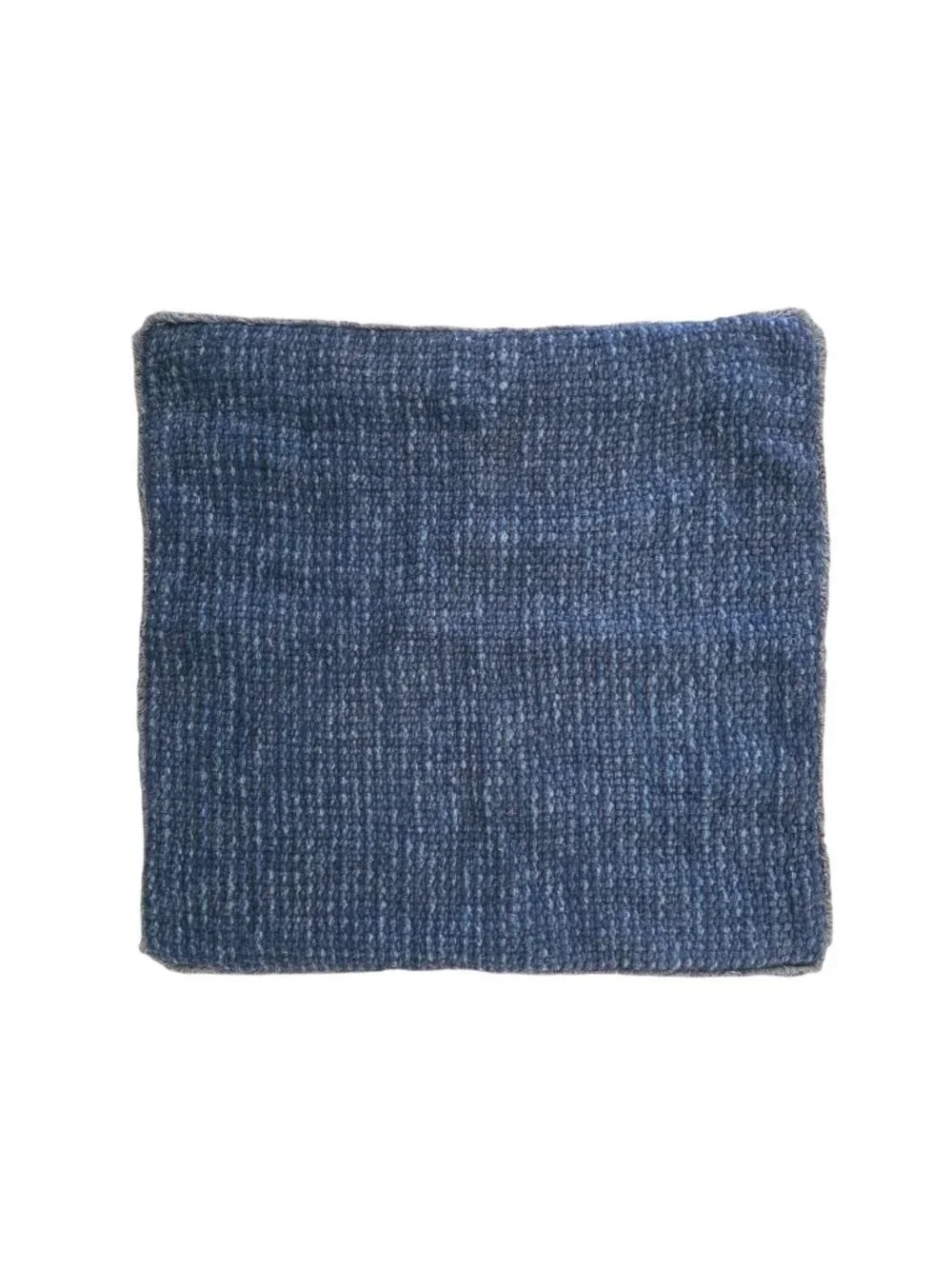 Pottery Barn Faye Textured Linen Pillow Cover Sham Stormy Blue 20